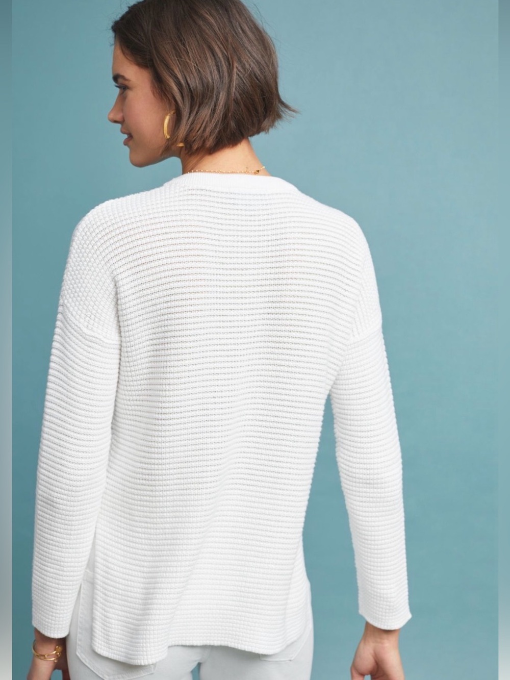 Michael Stars  Crewneck Layer in style with this waffle-knit pullover - Picture 2 of 12